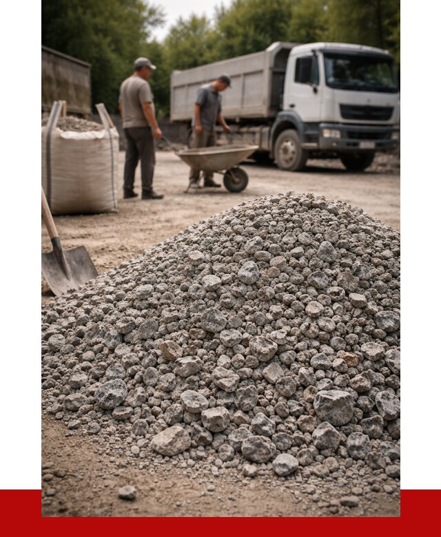 Гранитный щебень фракция 20-40 в Приморско-Ахтарске от 3244 руб. ПРОНЕРУДПрр