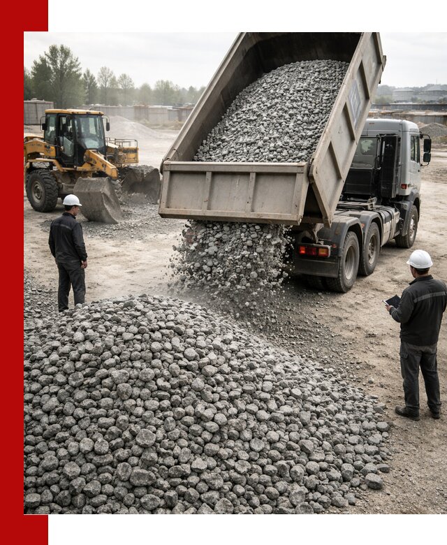 Доставка гранитного щебня фракции 20-40 в Приморско-Ахтарске