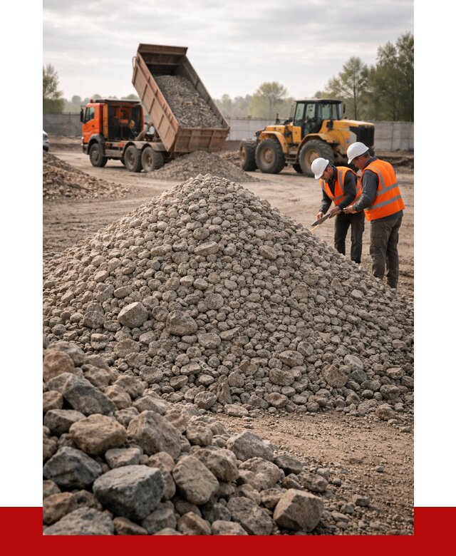 Гранитный щебень фракция 40-70 в Приморско-Ахтарске от 2535 руб ПРОНЕРУДПрр