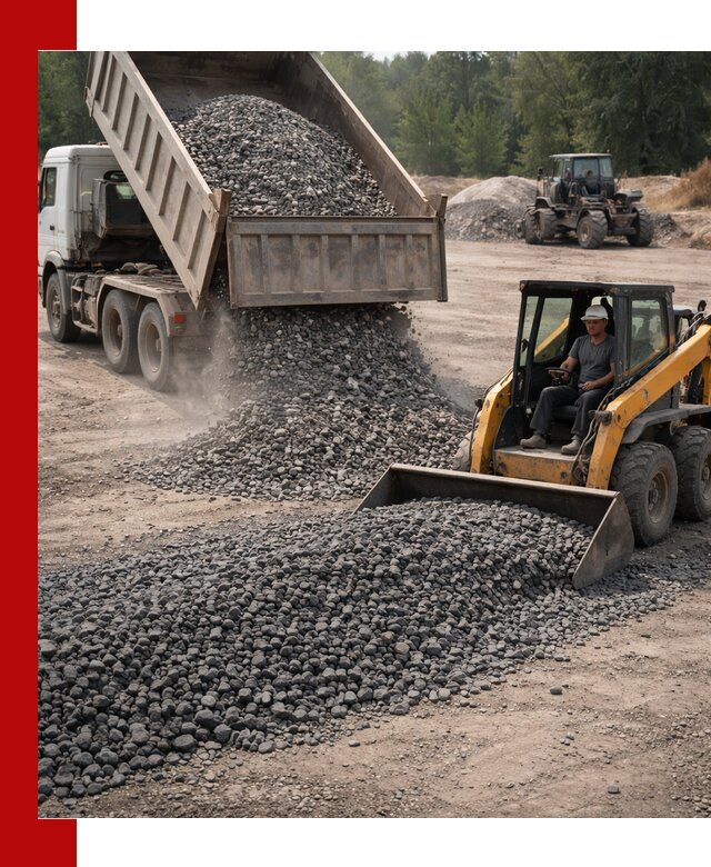 Гранитный щебень фракция 40-70 с доставкой в Приморско-Ахтарске