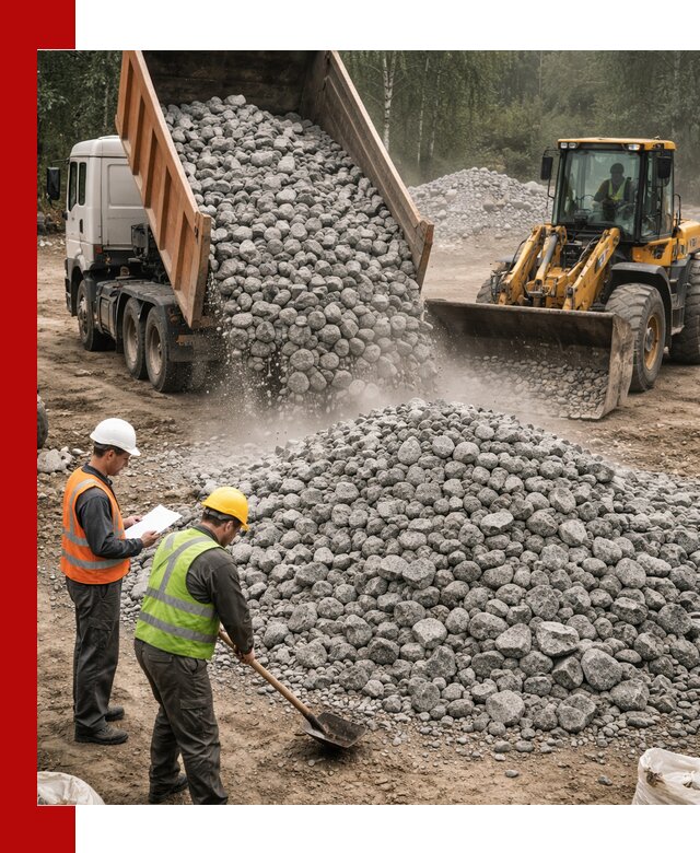 Гранитный щебень фракция 70-150 доставка в Приморско-Ахтарске