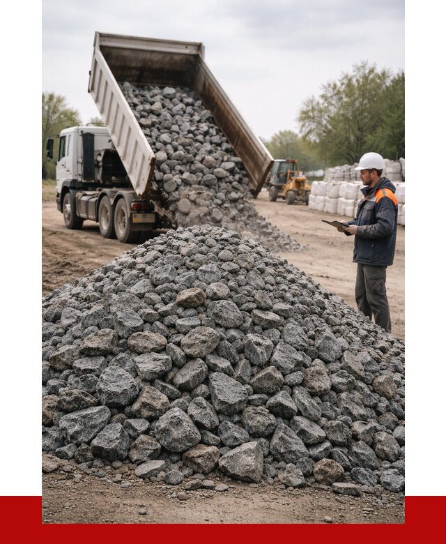 Гранитный щебень фракция 100-200 в Приморско-Ахтарске от 4258 р. ПРОНЕРУДПрр