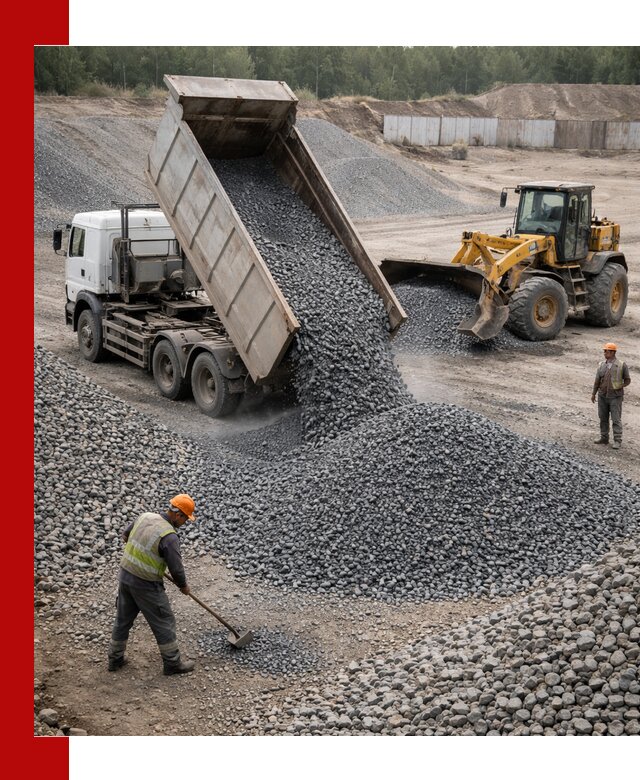 Щебень габбро-диабаз фр. 5-20 с доставкой в Приморско-Ахтарске