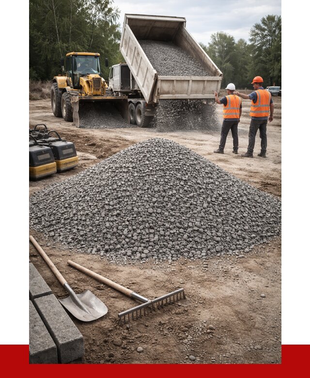 Гравийный щебень купить в Приморско-Ахтарске от 2230 р. ПРОНЕРУДПрр