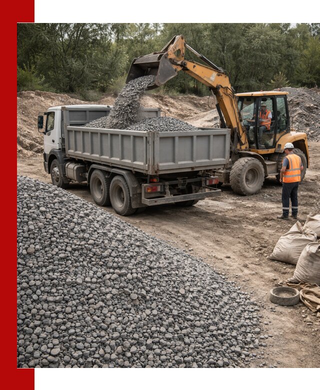Доставка гравийного щебня в Приморско-Ахтарске оптом и в розницу