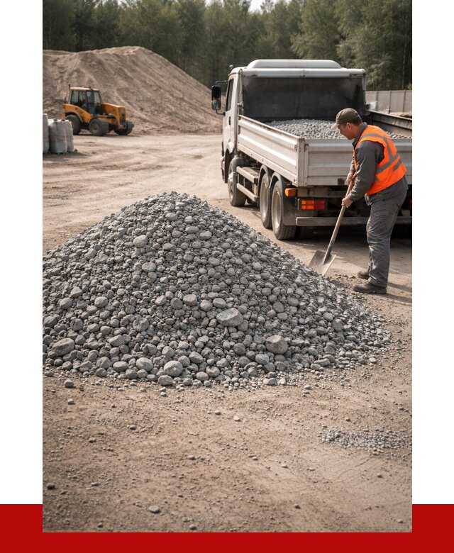 Гравийный щебень фракция 5-10 в Приморско-Ахтарске от 2230 р. | ПРОНЕРУДПрр