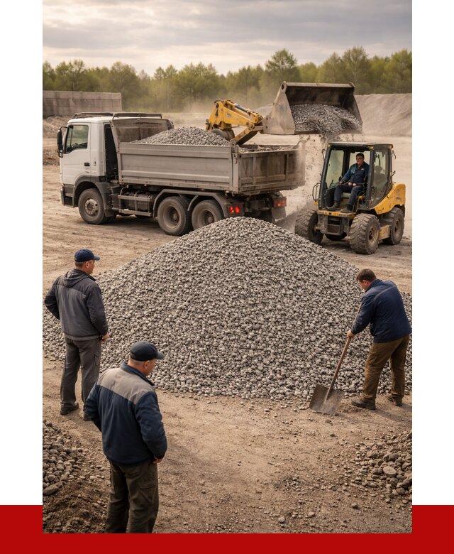 Гравийный щебень фракция 5-20 в Приморско-Ахтарске от 2433 р. ПРОНЕРУДПрр