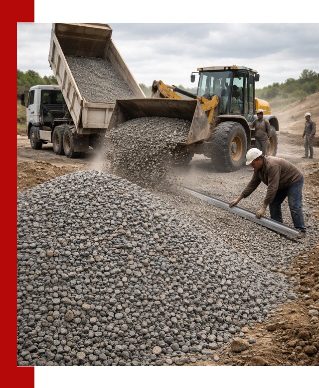 Гравийный щебень фракция 5-20 с доставкой в Приморско-Ахтарске