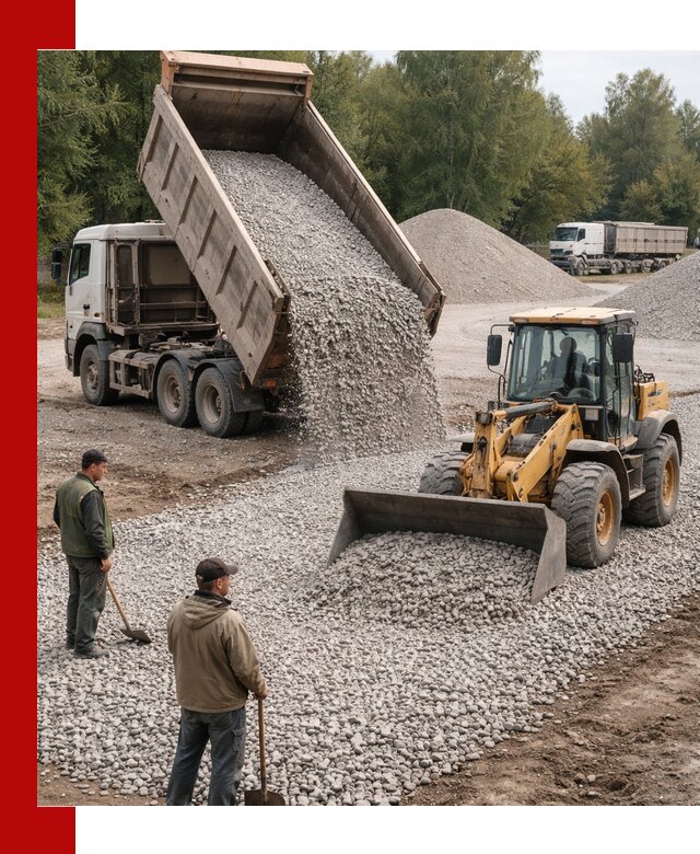 Купить гравийный щебень фракция 20-40 в Приморско-Ахтарске с доставкой