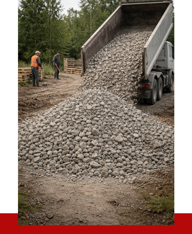 гравийный щебень фракция 70-120 в Приморско-Ахтарске от 2484 р. ПРОНЕРУДПрр