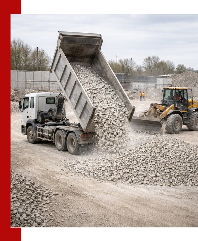 Доставка и продажа известнякового щебня в Приморско-Ахтарске