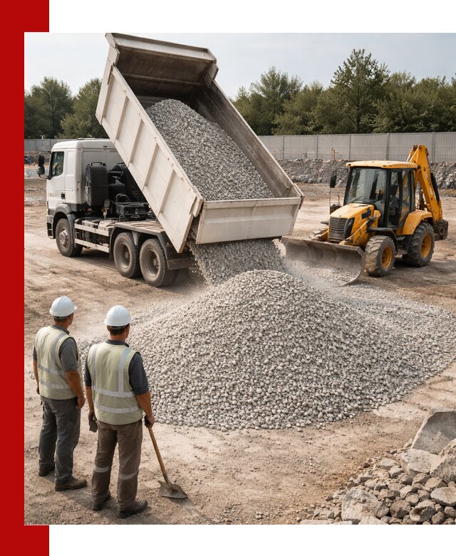 Купить известняковый щебень фракции 5–10 мм с доставкой в Приморско-Ахтарске