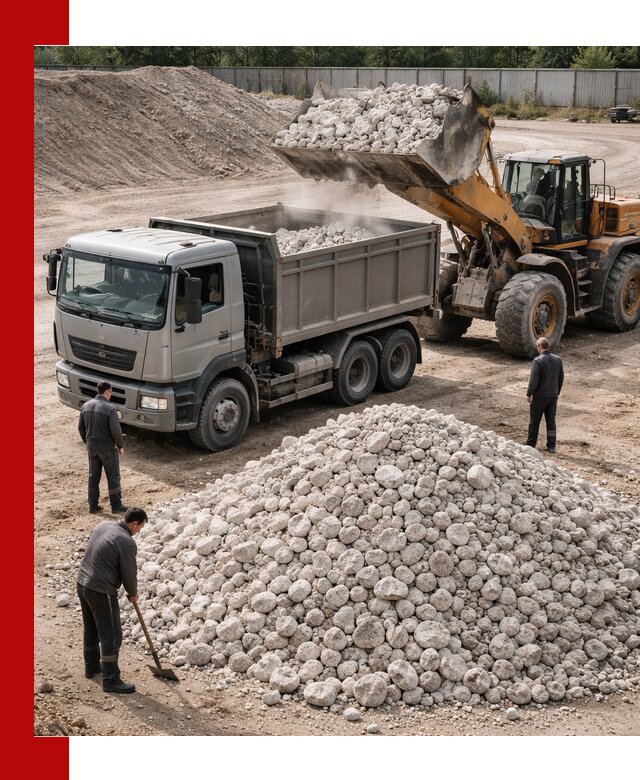 Известняковый щебень фракция 70–150 с доставкой в Приморско-Ахтарске