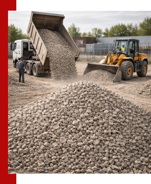 Доломитовый щебень фракции 20–41 с доставкой в Приморско-Ахтарске