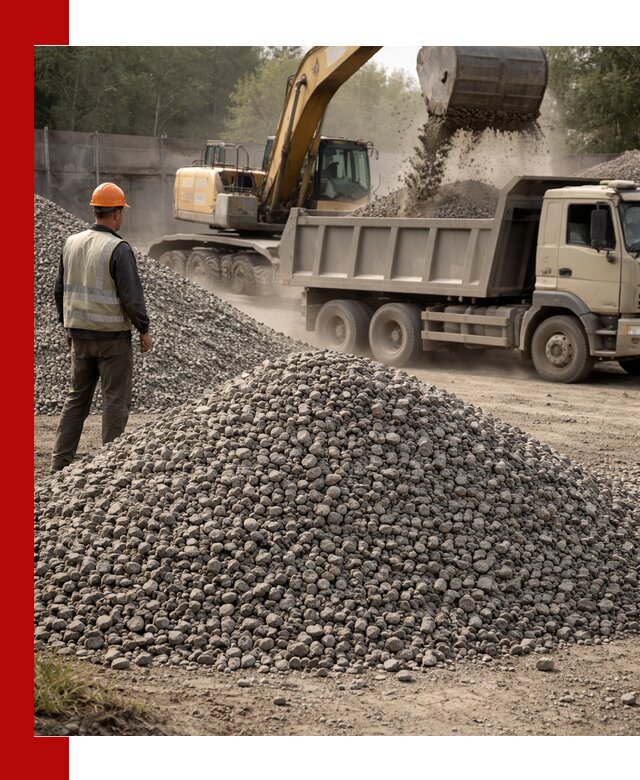Шлаковый щебень фракция 5-20 с доставкой в Приморско-Ахтарске