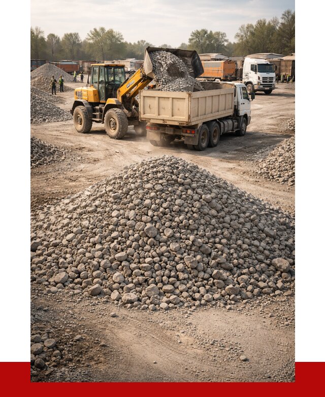 Вторичный щебень фракция 40-70 в Приморско-Ахтарске от 1764 р, ПРОНЕРУДПрр