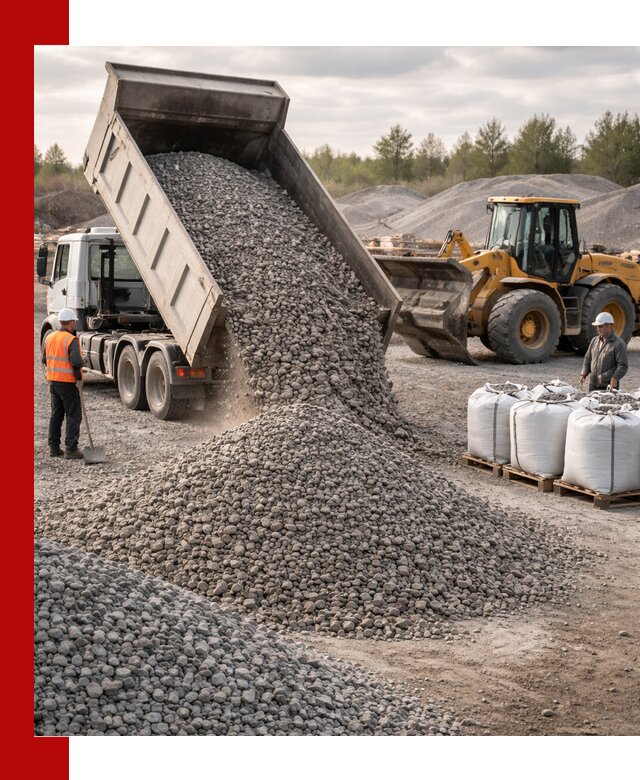 Бетонный щебень фракция 5–20 с доставкой в Приморско-Ахтарске