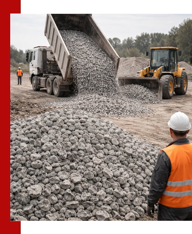 Доставка бетонного щебня фракции 20-40 в Приморско-Ахтарске