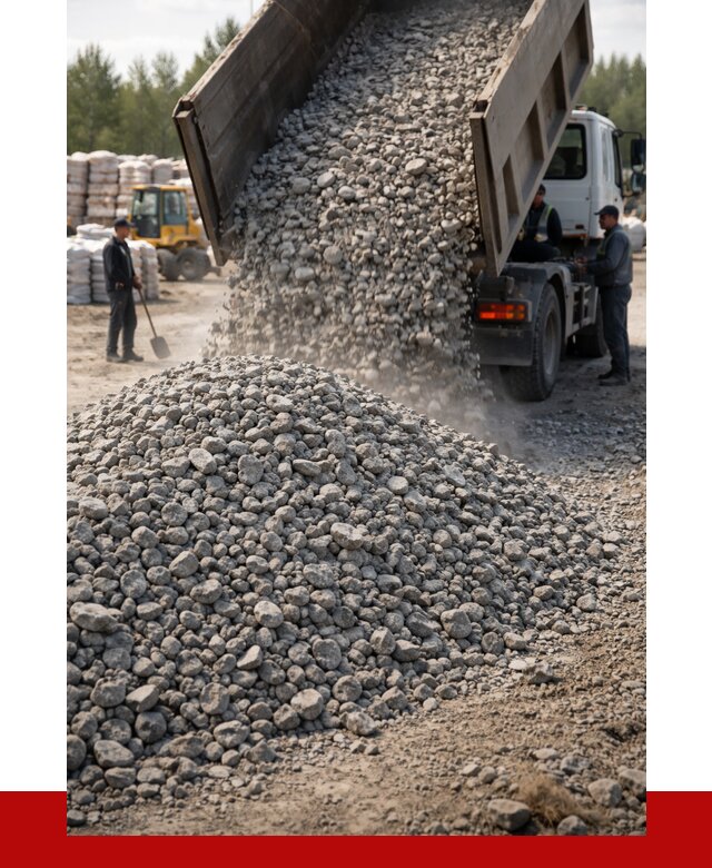 Бетонный щебень фракция 40-70 в Приморско-Ахтарске от 1825 р. ПРОНЕРУДПрр