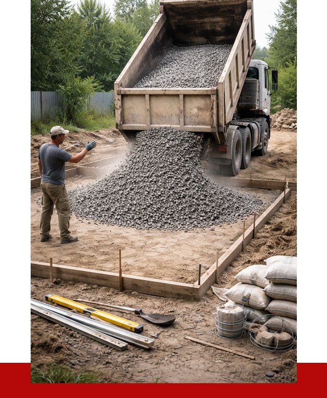 Купить щебень для фундамента в Приморско-Ахтарске от 4562 р. | ПРОНЕРУДПрр
