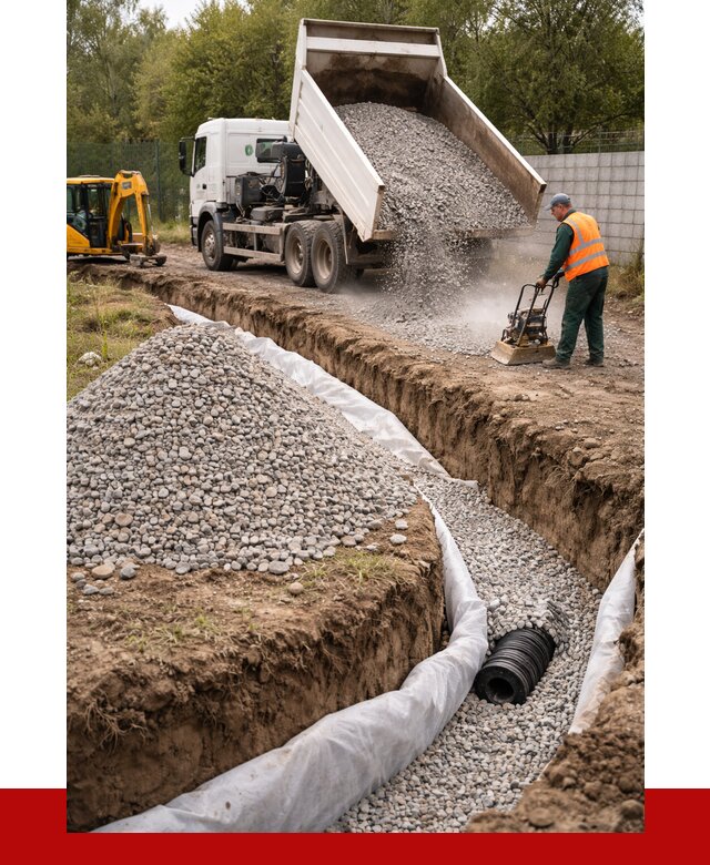 Щебень для дренажа в Приморско-Ахтарске от 1876 р., ПРОНЕРУДПрр доставка