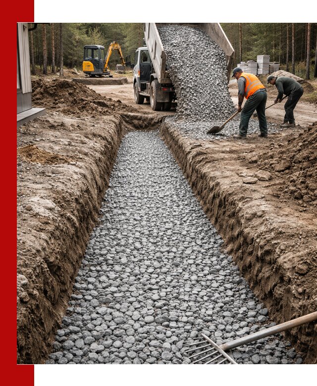 Щебень для дренажа с доставкой в Приморско-Ахтарске высокого качества