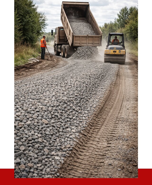 Щебень для отсыпки дороги в Приморско-Ахтарске от 2737 р. ПРОНЕРУДПрр