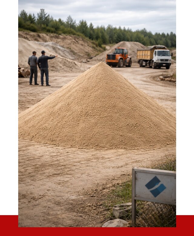 Карьерный песок навалом в Приморско-Ахтарске от 1825 р. | ПРОНЕРУДПрр