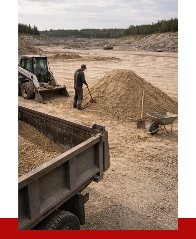 Карьерный песок среднезернистый в Приморско-Ахтарске, от 2230 р. ПРОНЕРУДПрр