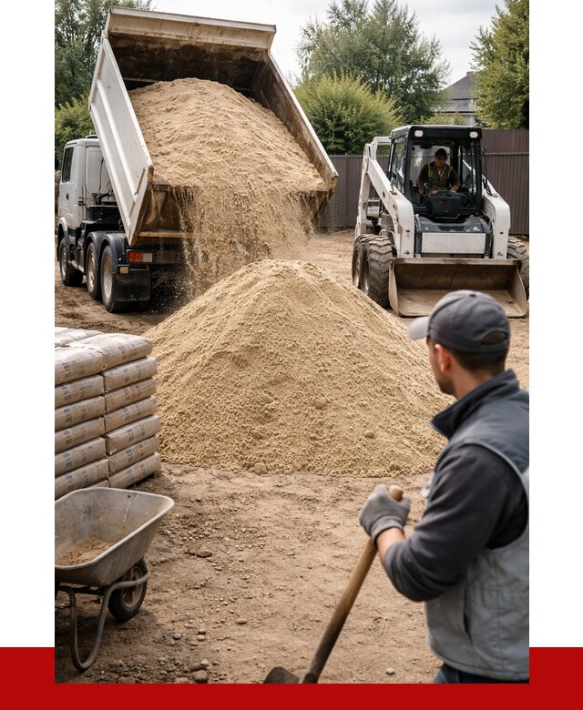 Мытый речной песок с доставкой в Приморско-Ахтарске от 1470 р. | ПРОНЕРУДПрр