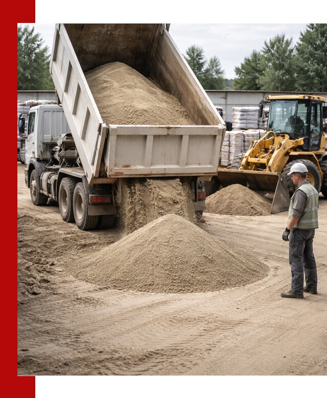 Поставка и доставка песка для бетона в Приморско-Ахтарске