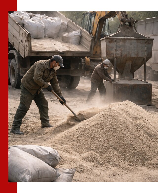 Кварцевый песок для пескоструя в Приморско-Ахтарске — доставка и качество