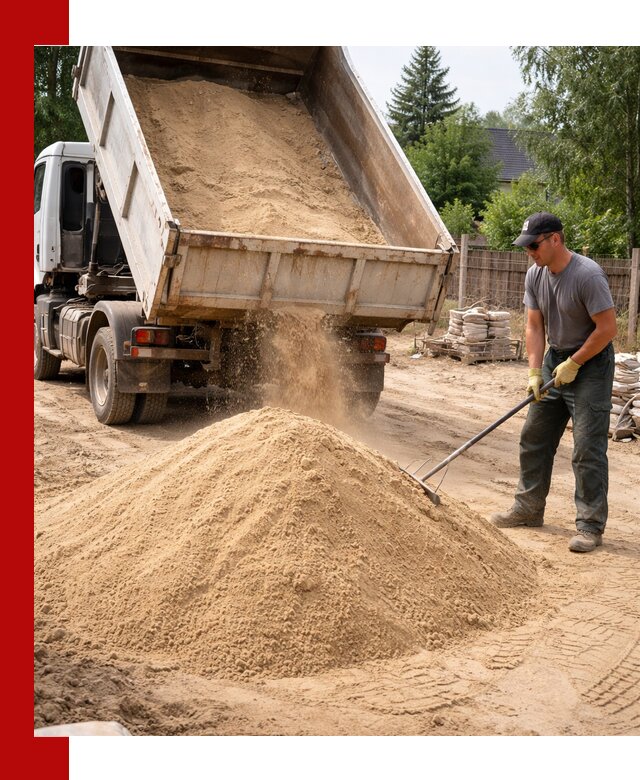 Доставка сухого песка самосвалами в Приморско-Ахтарске