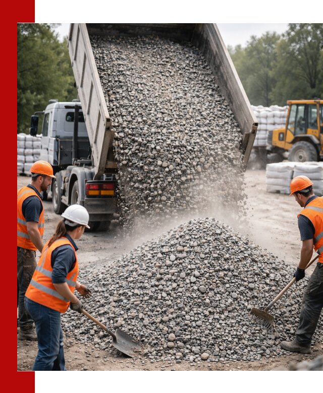Доставка гравия и камня в Приморско-Ахтарске оптом и в розницу