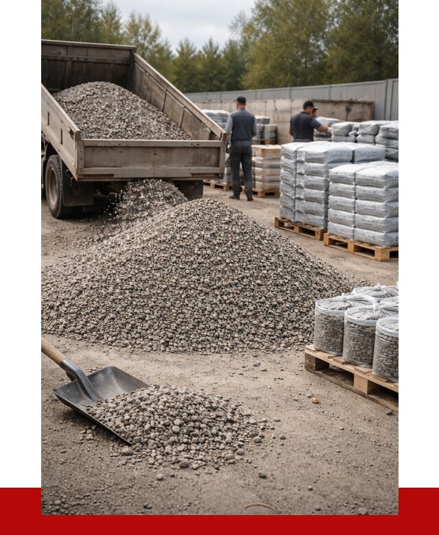 Гравий фракция 5-20 в Приморско-Ахтарске купить от 2332 р. ПРОНЕРУДПрр