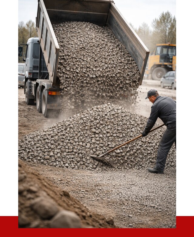 Гравий фракция 20-40 в Приморско-Ахтарске от 2535 р. доставка | ПРОНЕРУДПрр