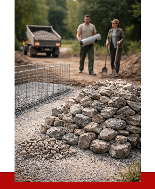 Камень для габионов фракция 100-200 в Приморско-Ахтарске от 4866 р. | ПРОНЕРУДПрр