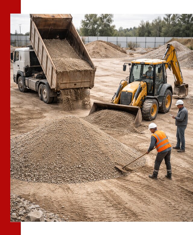 Поставка и доставка ПГС С4 в мешках и самосвалах в Приморско-Ахтарске