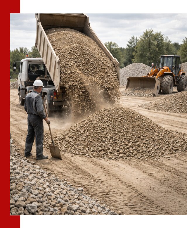 Доставка щпс С3 в Приморско-Ахтарске самосвалами и бортовыми грузовиками