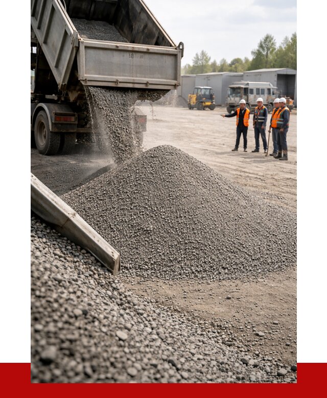 Гравийный отсев 0-5 в Приморско-Ахтарске от 1217 р. с доставкой | ПРОНЕРУДПрр