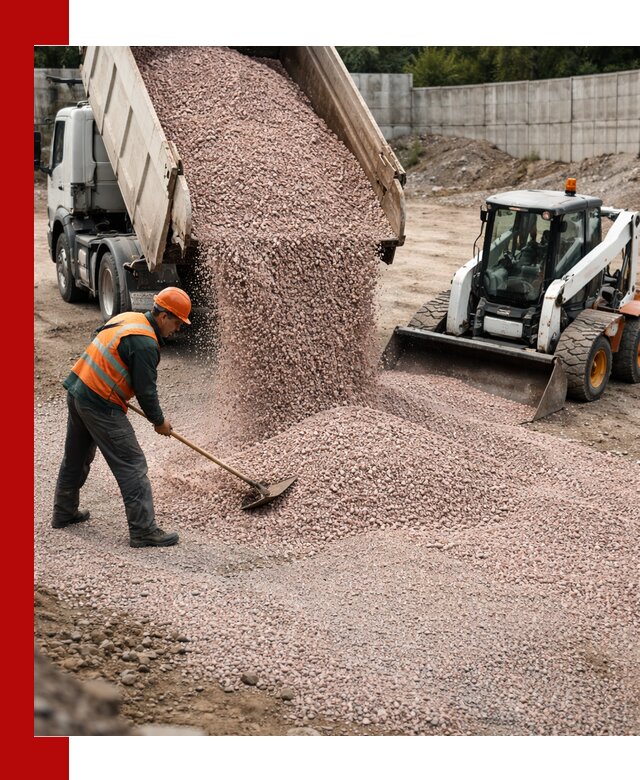 Крошка розовый гранит с доставкой в Приморско-Ахтарске от производителя