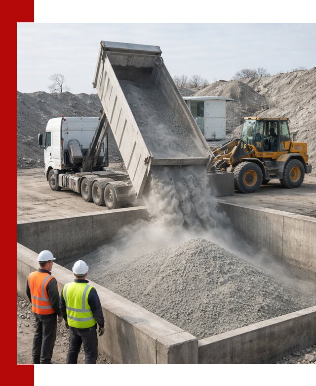 Доставка цемента навалом в Приморско-Ахтарске крупными партиями