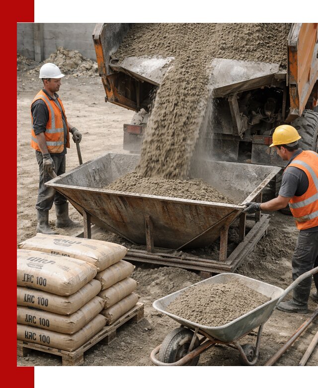 Доставка цементно-песчаной смеси М100 в Приморско-Ахтарске