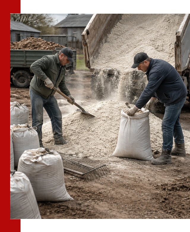 Доставка извести пушонки в Приморско-Ахтарске оптом и мелким оптом