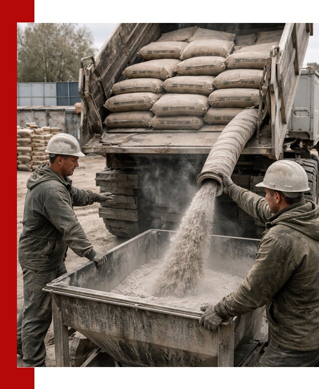 Доставка цемента М400 в Приморско-Ахтарске оптом и в розницу