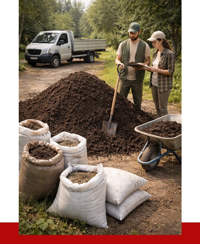Купить грунт с доставкой в Приморско-Ахтарске от 4562 р. за м3 | ПРОНЕРУДПрр