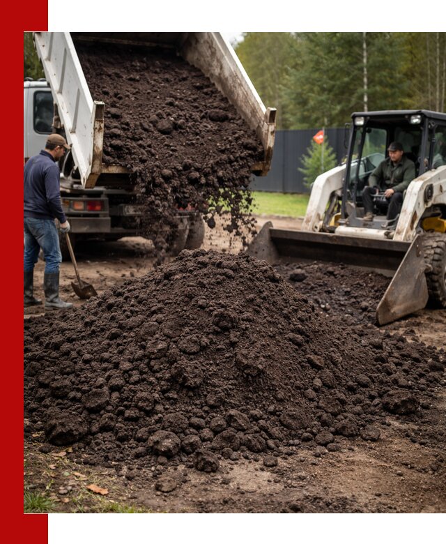 Плодородный грунт с доставкой в Приморско-Ахтарске для садов и огородов