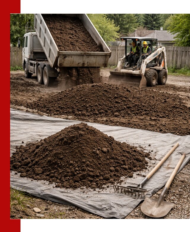 Грунт для отсыпки участка с доставкой в Приморско-Ахтарске