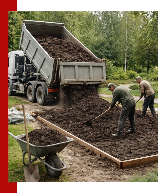 Доставка грунта для озеленения и благоустройства в Приморско-Ахтарске