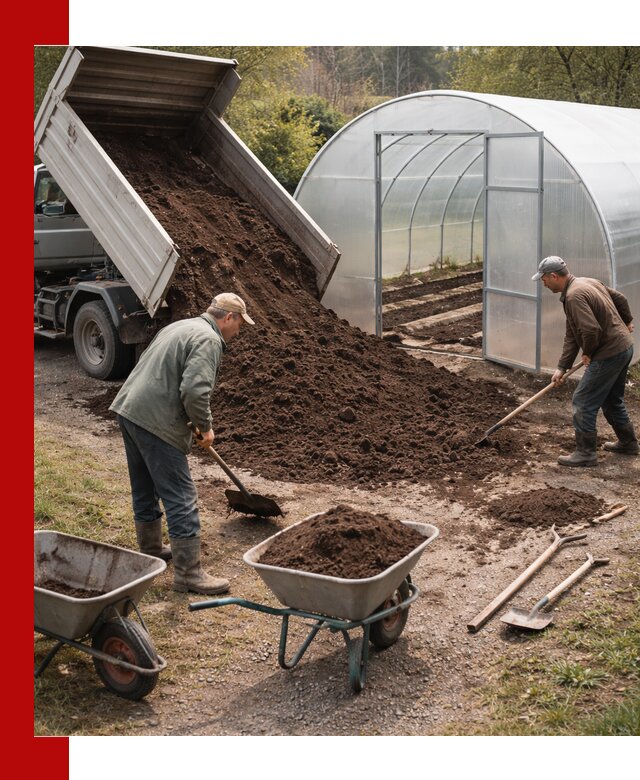 Грунт для теплицы с доставкой в Приморско-Ахтарске — плодородный субстрат под растения